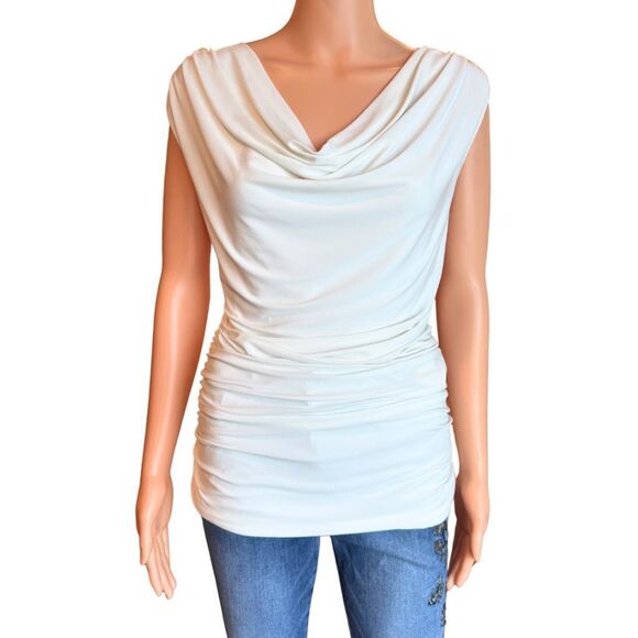 Joseph Ribkoff Sleeveless Cowl Neck Top - Picture 1 of 5